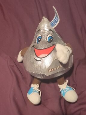 Hershey's Kisses Plush Toy - Silver with Blue Shoes